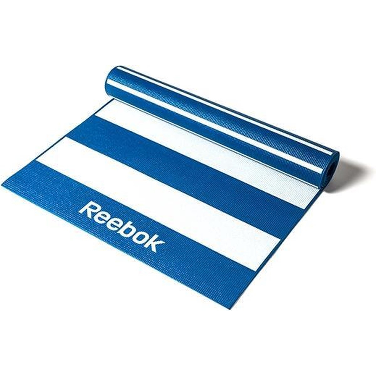 Yoga mat Stripes dubbelzijdig Reebok 4mm blauw