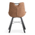 Interiax Chaise de salle à manger Ida Micro Fiber PU Dark Brown