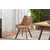 Interiax Chaise de salle à manger Ida Micro Fiber PU Dark Brown