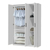 Interiax Storage Cabinet - Wardrobe 'Lucas' - 3 Portes, 1 Cintre & 4 Etagères | Blanc | 184x120x52 cm