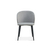 Interiax Chaise de salle à manger Livia tissu gris clair