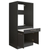 Interiax WASHWALL 'Mary' Armoire murale pour lave-linge ou sèche-linge Anthracite - Avec 1 tiroir pour panier à linge et 1 compartiment de rangement avec 2 portes - Armoire pour lave-linge - 162x67.5x67.5 cm