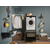 Interiax WASHWALL 'Mary' Armoire murale pour lave-linge ou sèche-linge Anthracite - Avec 1 tiroir pour panier à linge et 1 compartiment de rangement avec 2 portes - Armoire pour lave-linge - 162x67.5x67.5 cm