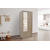 Interiax Armoire 'Lena' - 2 portes, 2 tiroirs, 1 cintre, miroir et 1 étagère | Chêne Sonoma | 185x80x52 cm