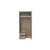Interiax Armoire 'Lena' - 2 portes, 2 tiroirs, 1 cintre, miroir et 1 étagère | Chêne Sonoma | 185x80x52 cm