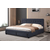 Interiax Jake bed - Grijs Stof -160x200 cm - Inclusief Lattenbodem