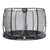 EXIT Elegant inground trampoline Ã¸427cm met Economy veiligheidsnet - zwart