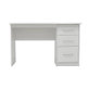 Interiax Bureau Jaxx - Wit, 3 Schuiven, MDF