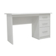 Interiax Bureau Jaxx - Wit, 3 Schuiven, MDF