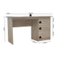 Interiax Bureau Jaxx - Sonoma, 3 Schuiven, MDF