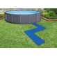 Intex Vloertegels Blauw 8 Stuks (50x50x1cm)