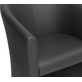 Interiax Kuipzetel Fauteuil Sophia Zwart PU
