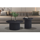 Interiax Salontafel 'Rayan' 80 cm Rond Decor Donkerbruin