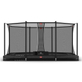 Berg Ultim Favorit Inground Trampoline 410 Zwart + Safety Net Comfort