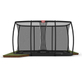 Berg Ultim Champion Flatground Trampoline 500 Grey + Safety Net Deluxe XL