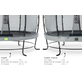 Exit Elegant Premium Trampoline 427 + Safetynet Deluxe Grijs