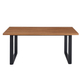 Interiax Eettafel 'Oliver' 180 cm Decor Oude Eik