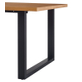 Interiax Eettafel 'Oliver' 180 cm Decor Oude Eik