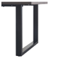Interiax Eettafel 'Oliver' 180 cm Decor Donkerbruin