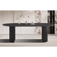 Interiax Eettafel 'Rayan' 200 cm Ovaal Decor Donkerbruin