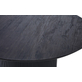 Interiax Eettafel 'Rayan' 120 cm Rond Decor Donkerbruin