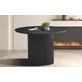 Interiax Eettafel 'Rayan' 120 cm Rond Decor Donkerbruin