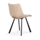 Interiax Eetkamerstoel Lea Fluweel Beige
