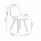 Interiax Eetkamerstoel Lea Fluweel Beige