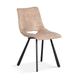 Interiax Eetkamerstoel Lea Fluweel Beige