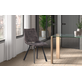 Interiax Eetkamerstoel Lea Fluweel Grijs