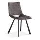 Interiax Eetkamerstoel Lea Fluweel Grijs