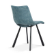 Interiax Eetkamerstoel Lea Fluweel Blauw