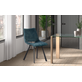Interiax Eetkamerstoel Lea Fluweel Blauw
