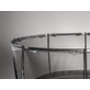 North Explorer Inground 350 Trampoline + Safety Net Black