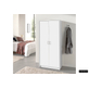 Kleerkast 'Ray' 2 Deuren Wit (180x80x54cm)