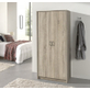 Interiax Kledingkast 'Amelie' – 2 Deuren, 1 Hanger & 1 Legplank | Sonoma Eik | 180x80x54 cm