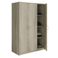 Interiax Kledingkast 'Amelie' – 3 Deuren, 1 Hanger & 4 Legplanken | Sonoma Eik | 180x120x54 cm