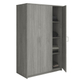 Interiax Kledingkast 'Amelie' – 3 Deuren, 1 Hanger & 4 Legplanken | Grijze Eik | 180x120x54 cm