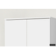 Rangeerkast 'Ray' 2 Deuren en 4 Legplanken Wit (180x60x40cm)