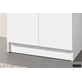 Rangeerkast 'Ray' 2 Deuren en 4 Legplanken Wit (180x60x40cm)