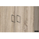 Rangeerkast 'Ray' 2 Deuren en 4 Legplanken Sonoma (180x60x40cm)