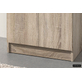 Rangeerkast 'Ray' 2 Deuren en 4 Legplanken Sonoma (180x60x40cm)