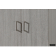 Rangeerkast 'Ray' 2 Deuren en 4 Legplanken Grijze Eik (180x60x40cm)