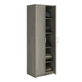 Interiax Armoire de rangement - Armoire 'Amelie' - 2 portes et 4 étagères | Chêne gris | 180x60x40 cm