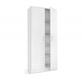 Interiax Opbergkast - Kledingkast 'Amelie' - 2 Deuren & 4 Legplanken | Wit | 180x80x40 cm