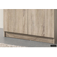 Rangeerkast 'Ray' 2 Deuren en 4 Legplanken Sonoma (180x80x40cm)