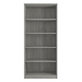 Interiax Armoire de rangement - Armoire 'Amelie' - 2 portes et 4 étagères | Chêne gris | 180x80x40 cm