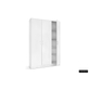 Rangeerkast 'Ray' 3 Deuren en 4 Legplanken Wit (180x120x40cm)