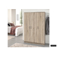 Rangeerkast 'Ray' 3 Deuren en 4 Legplanken Sonoma (180x120x40cm)