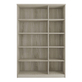 Interiax Opbergkast - Kledingkast 'Amelie' 3 deuren en 8 legplanken | Sonoma Eik | 180x120x40 cm